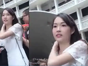 แอบถ่าย ใต้กระโปรง 3 สาวน่ารัก วันรับปริญญา